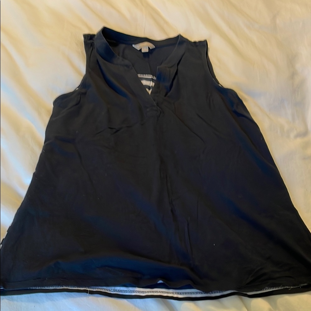 Banana Republuc Navy & Nautical Top